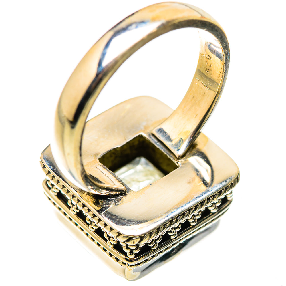 Green Amethyst Ring Size 7.25 (925 Sterling Silver) RING134914