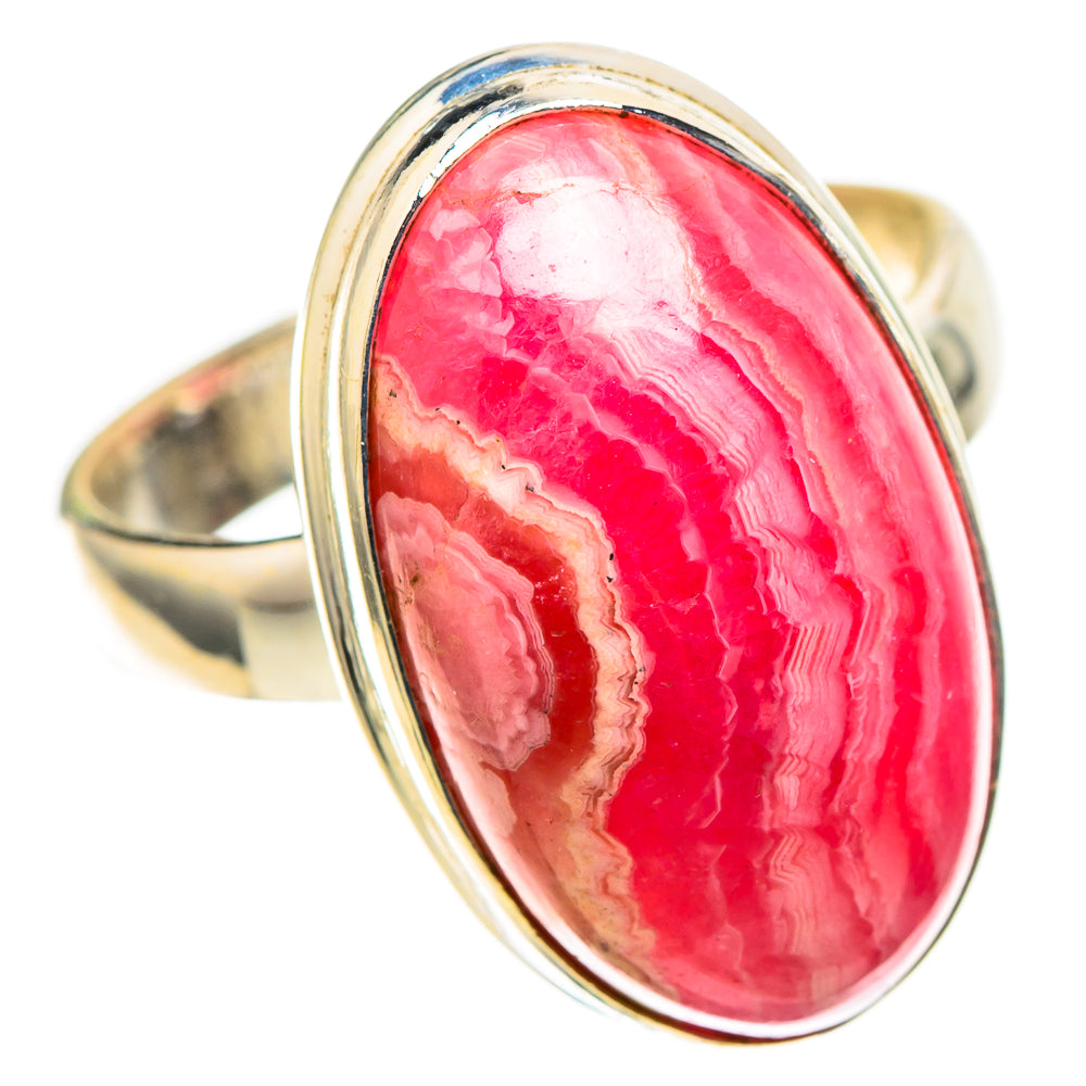 Rhodochrosite 925 Sterling Silver Ring Size 7.5 (925 Sterling Silver) RING137601