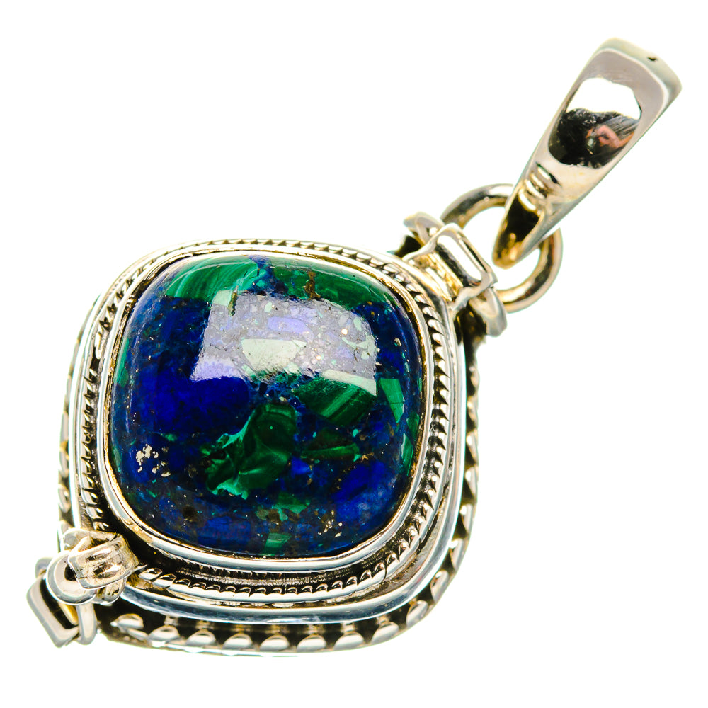 Poison Azurite Pendant 1 3/8" (925 Sterling Silver) PD37437