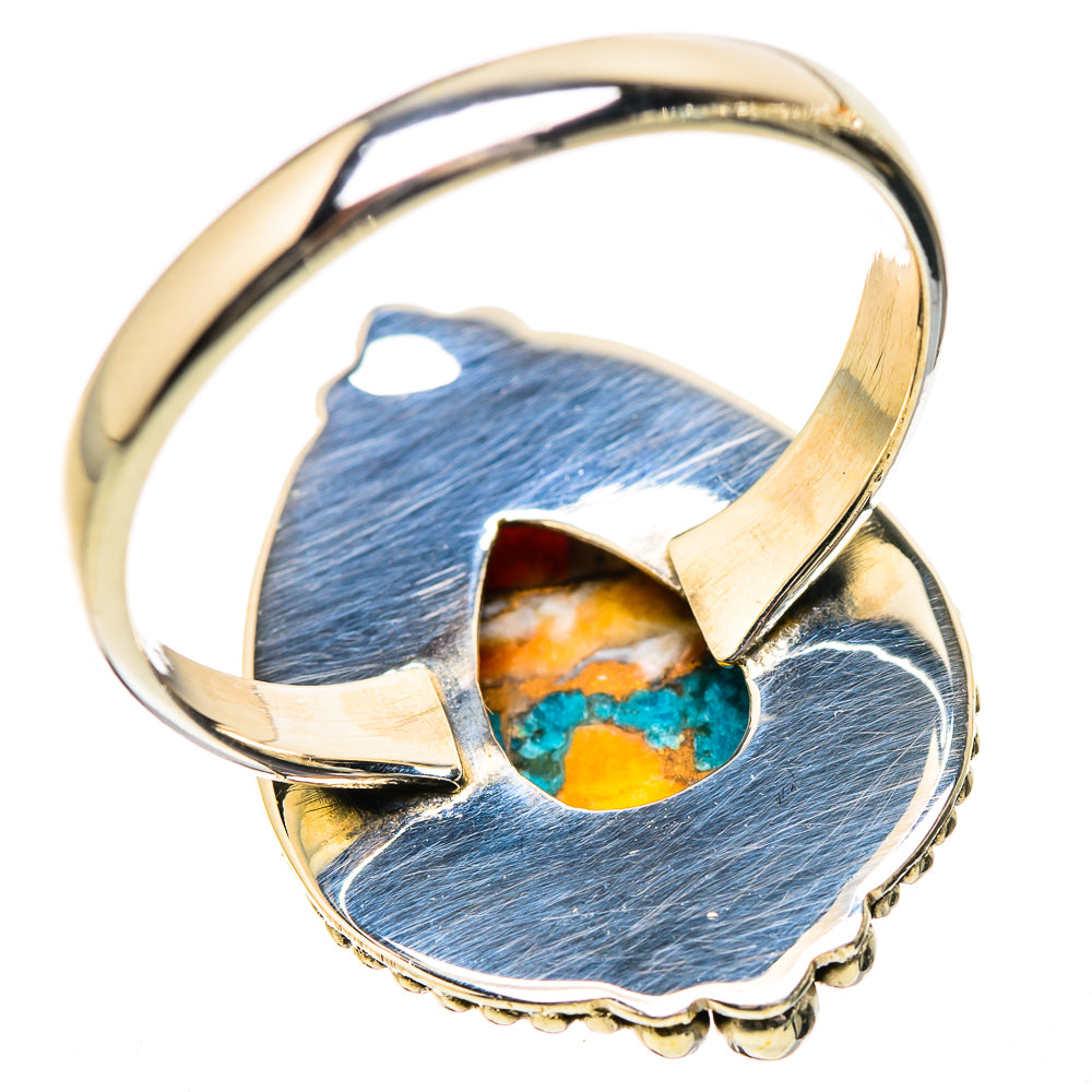 Spiny Oyster Turquoise Ring Size 11.75 (925 Sterling Silver) RING135227