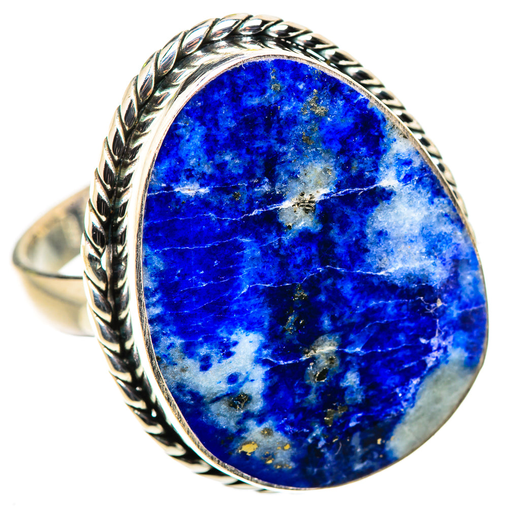 Large Lapis Lazuli Ring Size 12.75 (925 Sterling Silver) RING135762