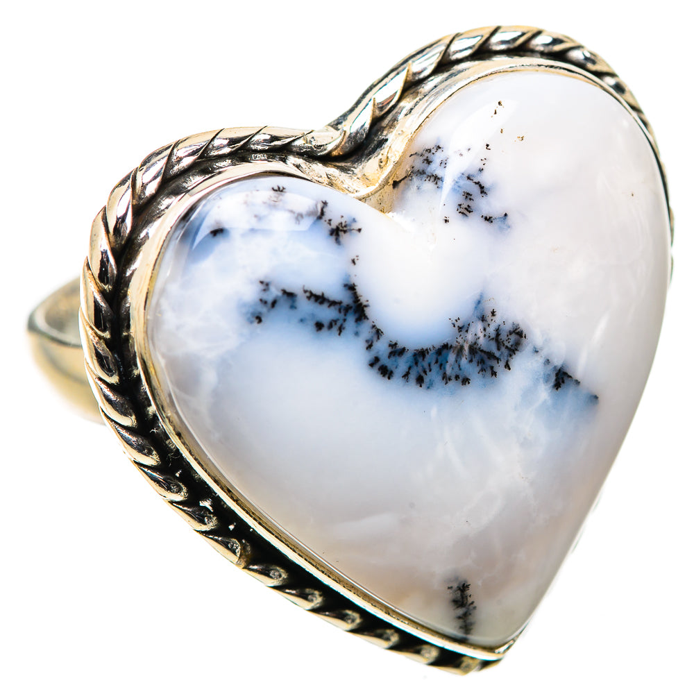 Large Dendritic Opal Ring Size 9 (925 Sterling Silver) RING135782