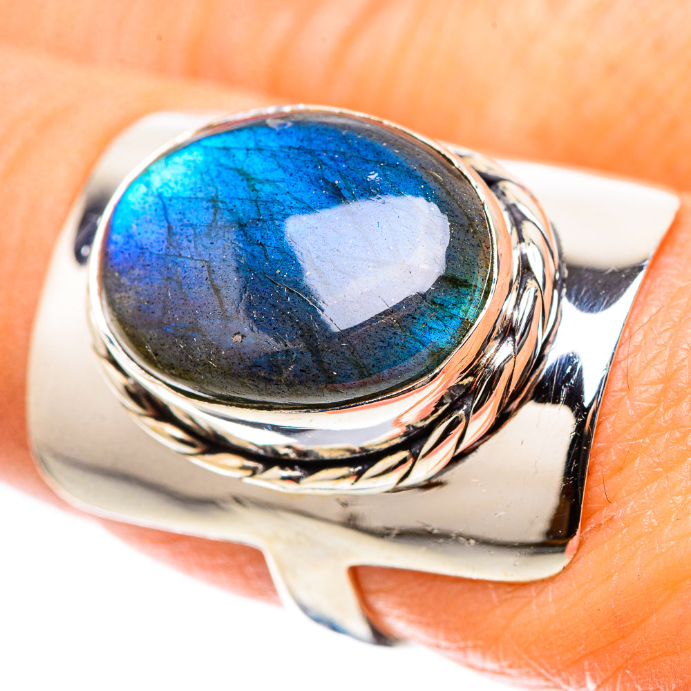 Labradorite 925 Sterling Silver Ring Size 7.75 (925 Sterling Silver) RING137672