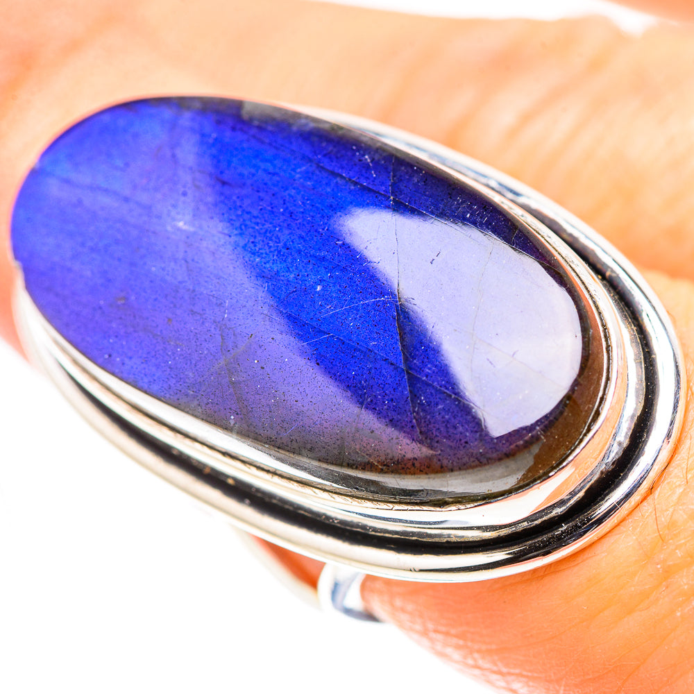 Large Labradorite 925 Sterling Silver Ring Size 7 (925 Sterling Silver) RING137547