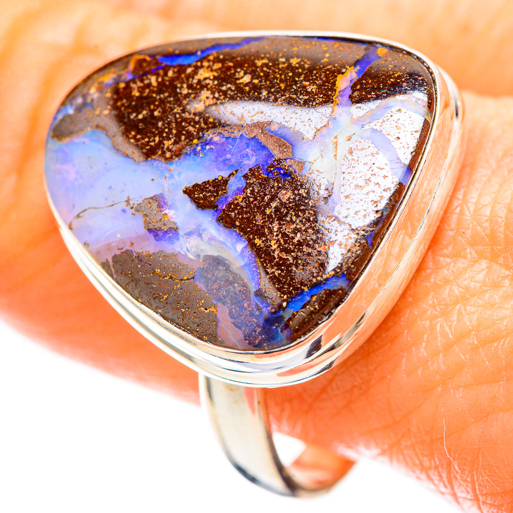 Boulder Opal Ring Size 10.5 (925 Sterling Silver) RING136503