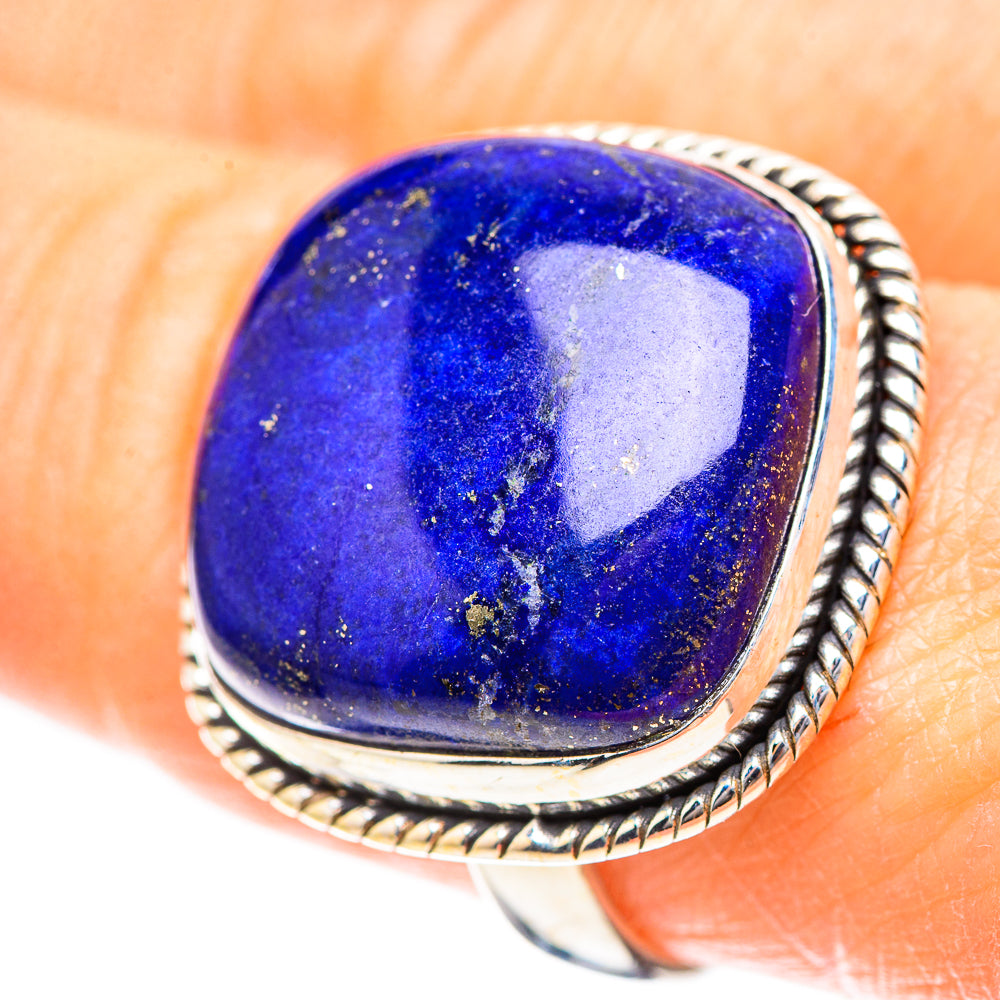 Lapis Lazuli 925 Sterling Silver Ring Size 8.75 (925 Sterling Silver) RING137277
