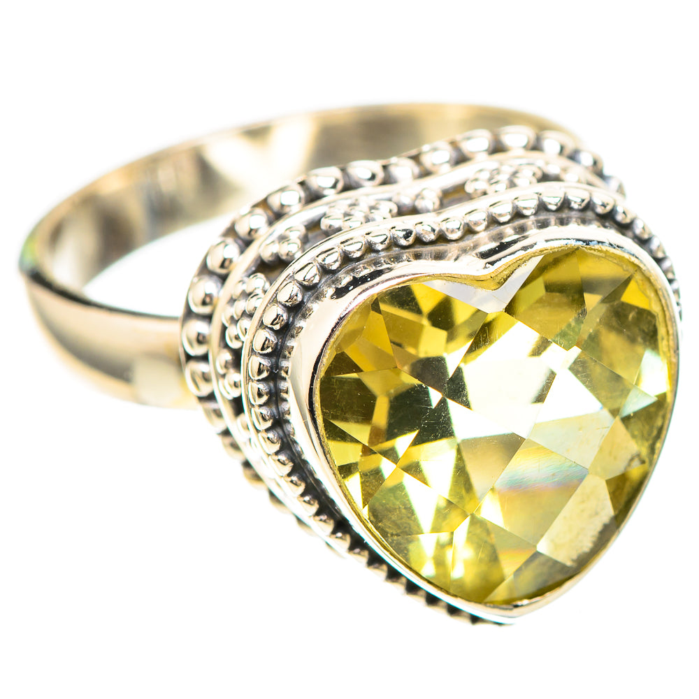 Faceted Citrine Ring Size 7.25 (925 Sterling Silver) RING136999