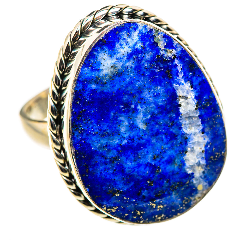 Large Lapis Lazuli Ring Size 11.25 (925 Sterling Silver) RING134695
