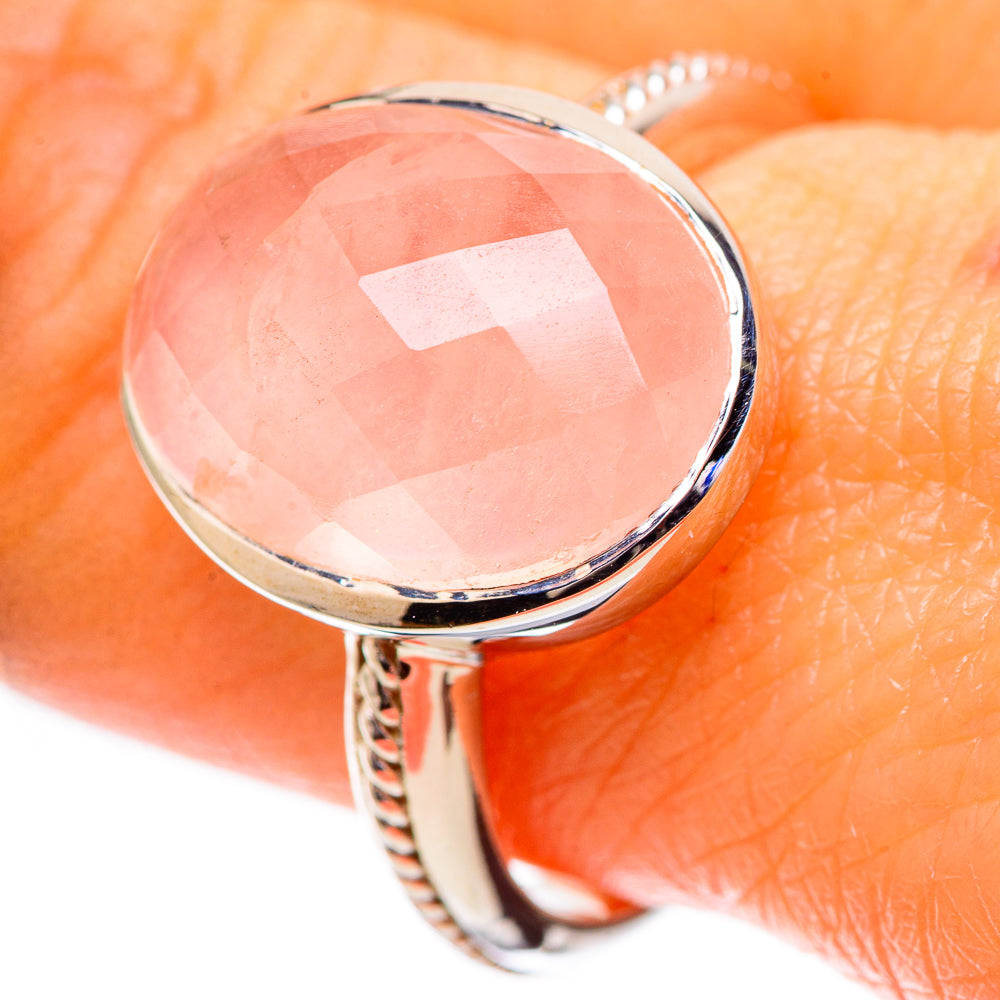 Rose Quartz Ring Size 9 (925 Sterling Silver) RING135193