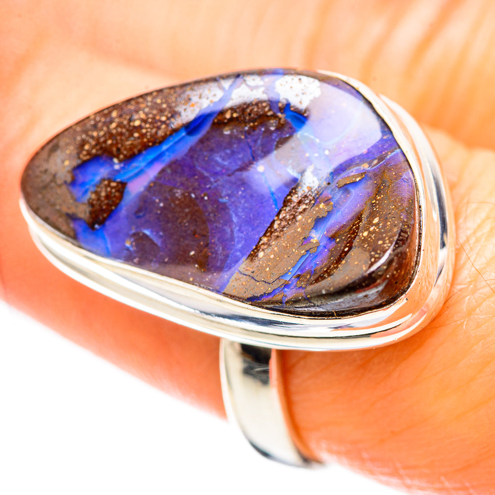 Boulder Opal Ring Size 7.5 (925 Sterling Silver) RING136504