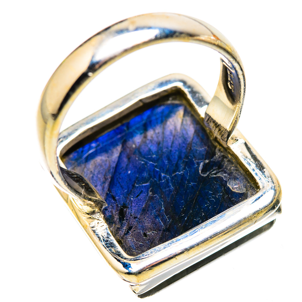Anasilvercos Labradorite Ring Size 7.75 (925 Sterling Silver)