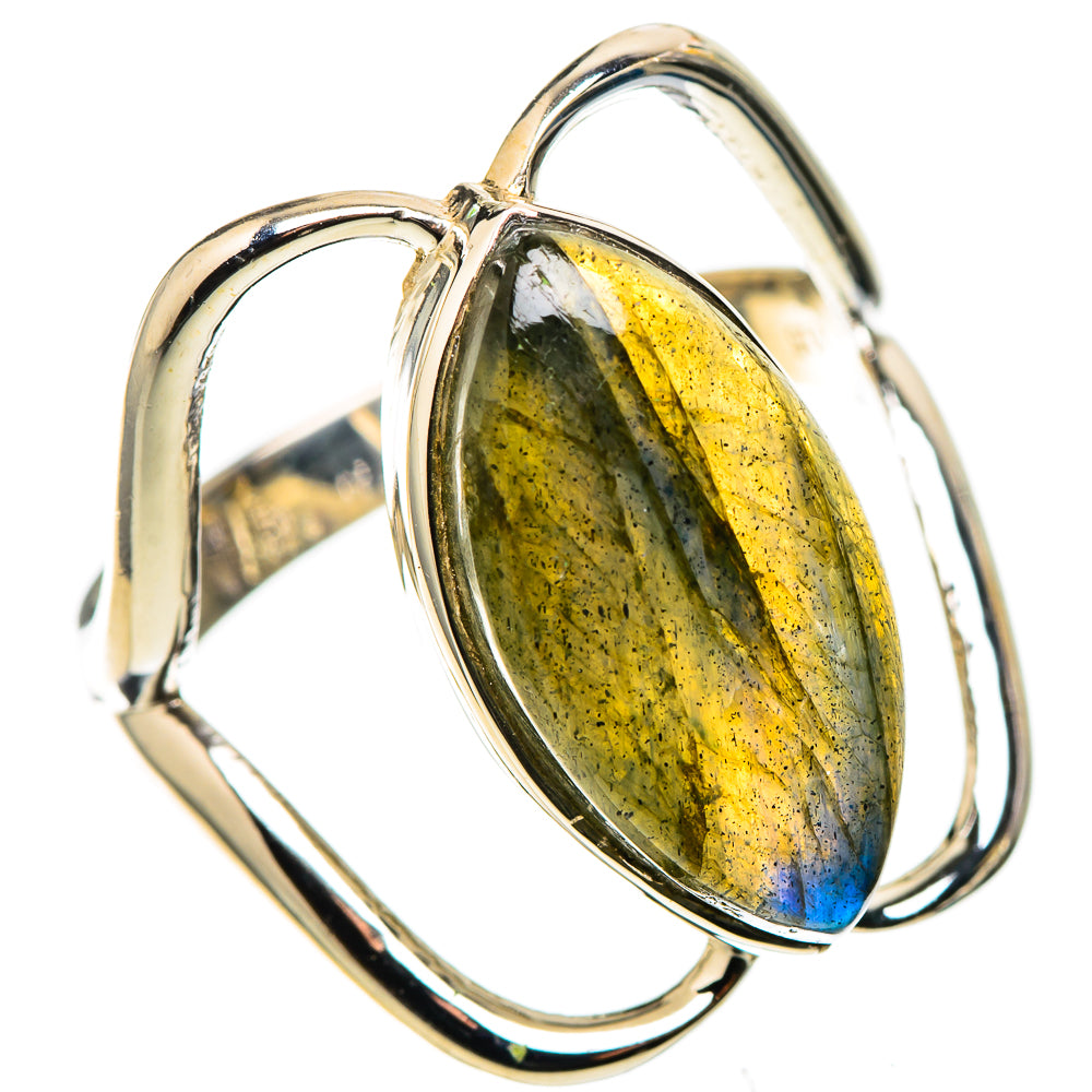 Labradorite 925 Sterling Silver Ring Size 8.25 (925 Sterling Silver) RING137647