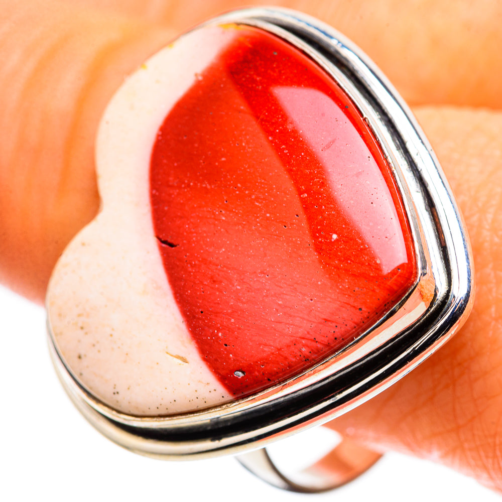Large Mookaite Ring Size 11.75 (925 Sterling Silver) RING136193
