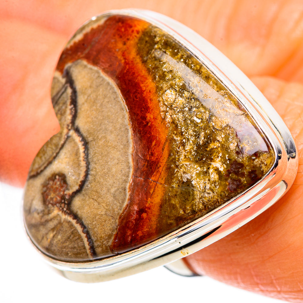 Large Mushroom Rhyolite Ring Size 7 (925 Sterling Silver) RING136194