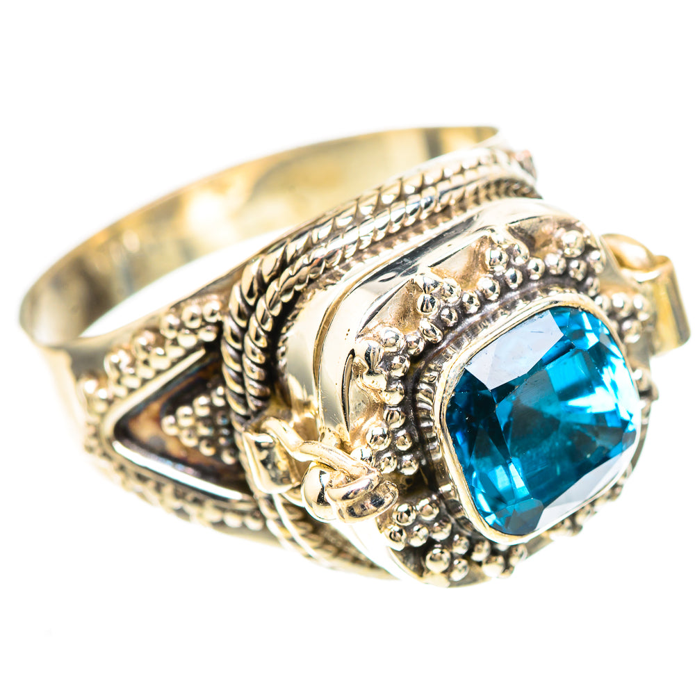 Poison Blue Topaz Ring Size 10 (925 Sterling Silver) RING137088