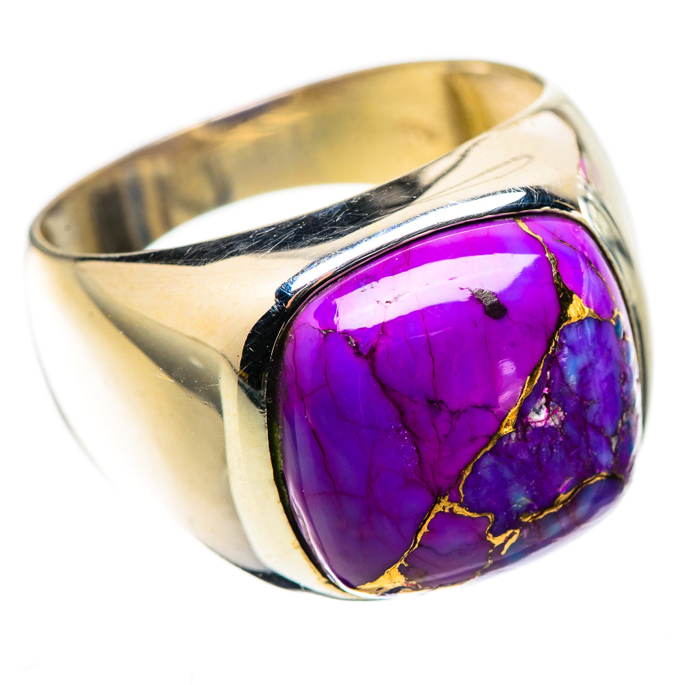 Purple Copper Composite Turquoise Ring Size 8.5 (925 Sterling Silver) RING136044