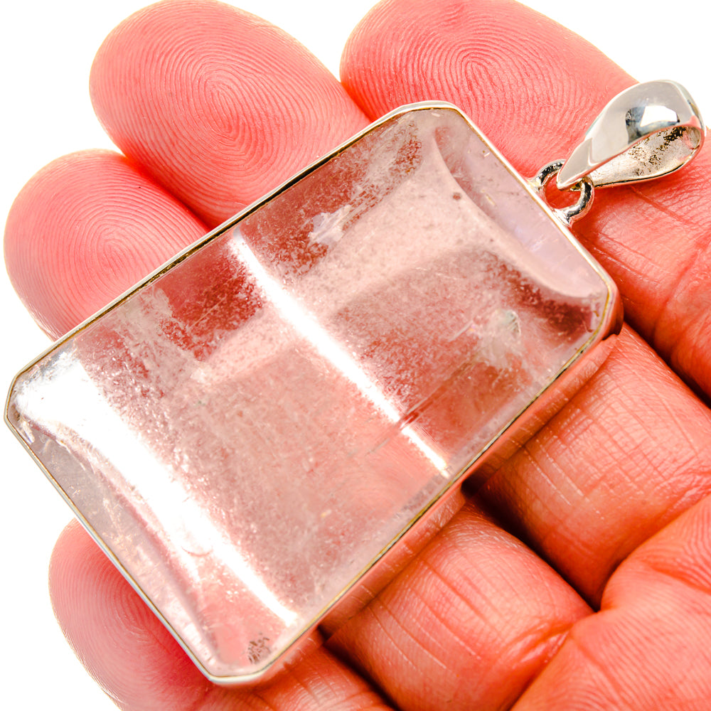 Selenite Pendant 2 1/2" (925 Sterling Silver) PD37330