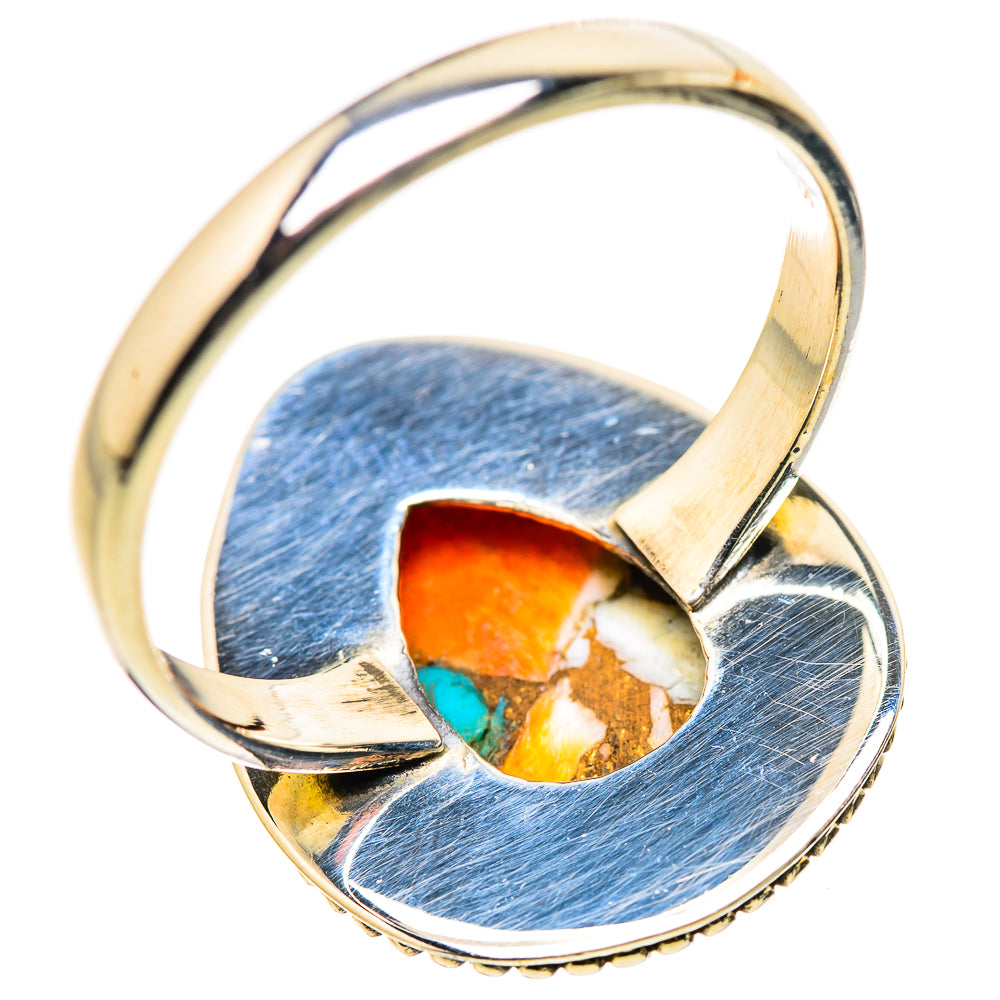 Spiny Oyster Turquoise Ring Size 11.75 (925 Sterling Silver) RING134652