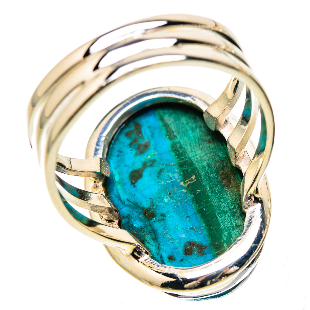 Malachite In Chrysocolla Ring Size 9.5 (925 Sterling Silver) RING135184