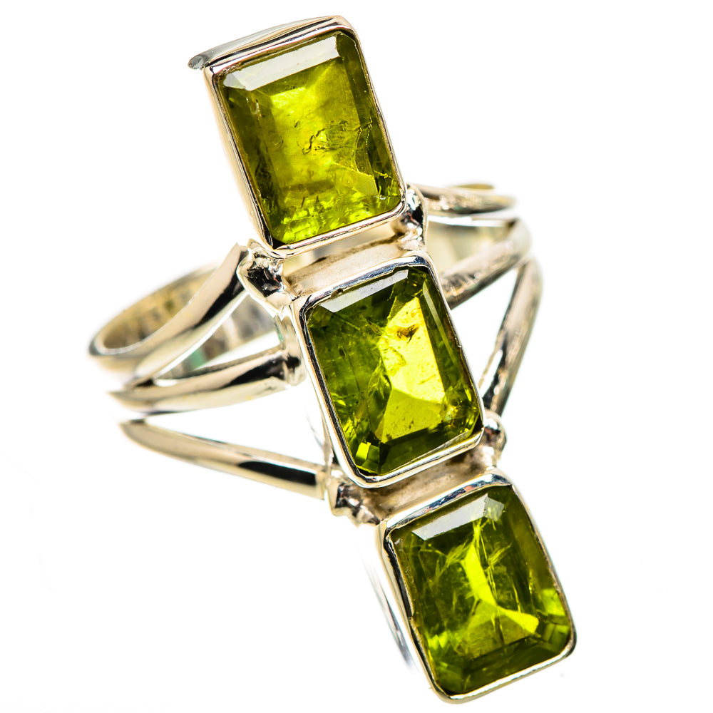 Large Peridot Ring Size 8 (925 Sterling Silver) RING135582