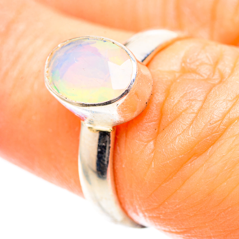 Ethiopian Opal Ring Size 6.5 (925 Sterling Silver) RING136658