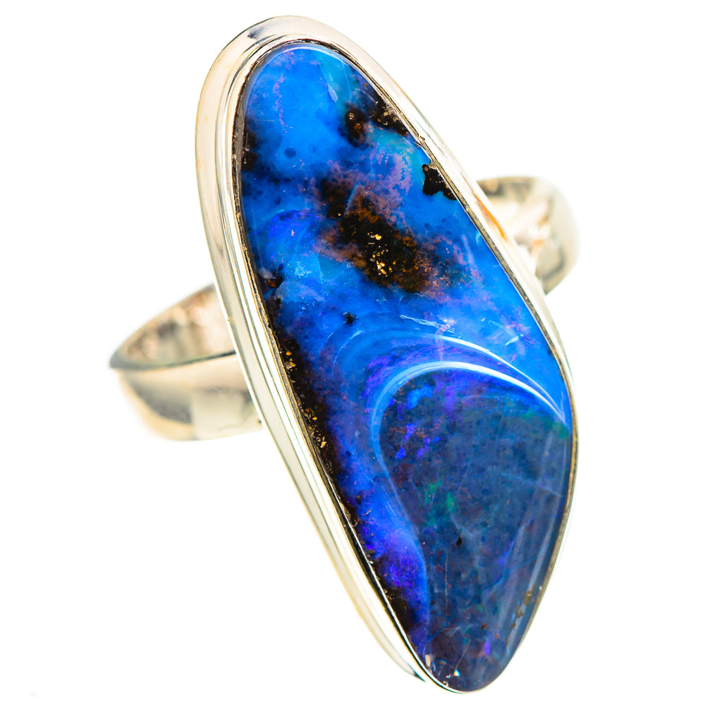 Australian Boulder Opal Ring Size 7.5 (925 Sterling Silver) RING136826