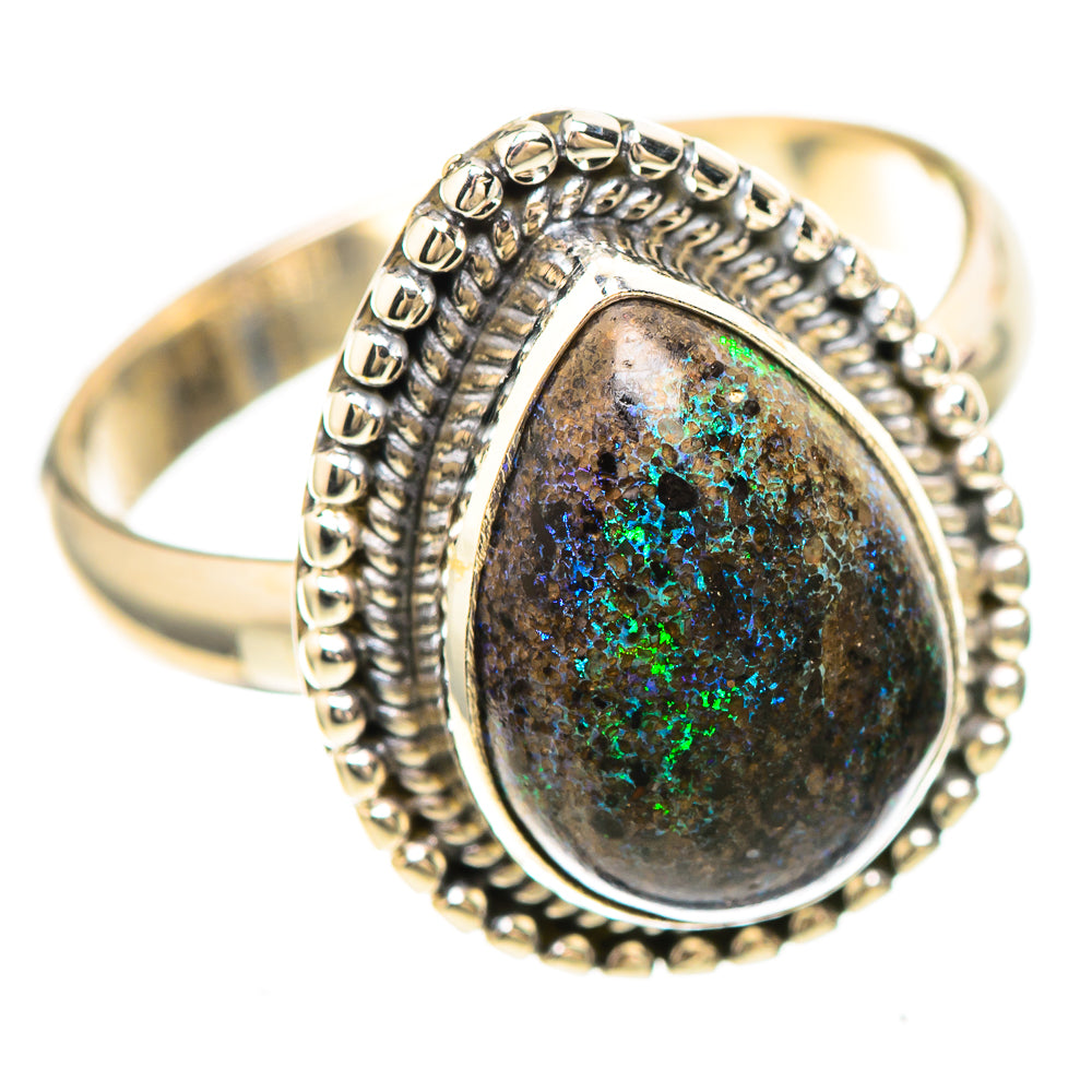 Andamooka Opal 925 Sterling Silver Ring Size 8 (925 Sterling Silver) RING137227