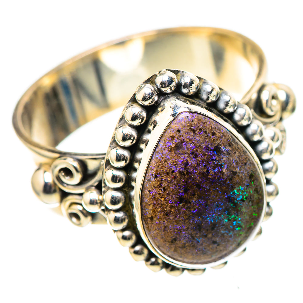 Andamooka Opal 925 Sterling Silver Ring Size 9.75 (925 Sterling Silver) RING137433