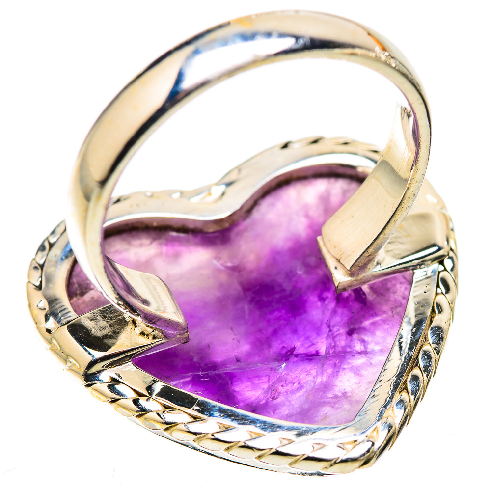 Large Amethyst Ring Size 8.25 (925 Sterling Silver) RING135743