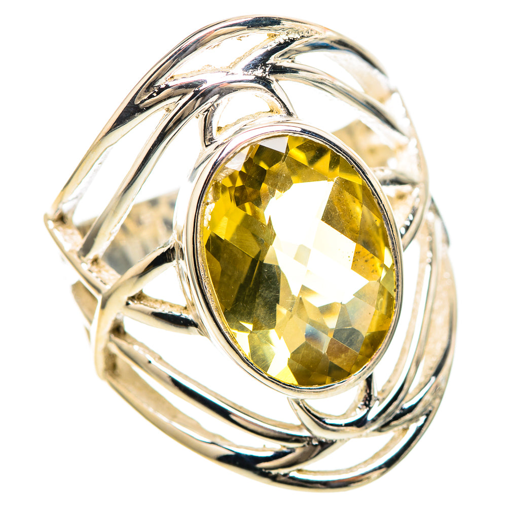Faceted Citrine Ring Size 7 (925 Sterling Silver) RING136385