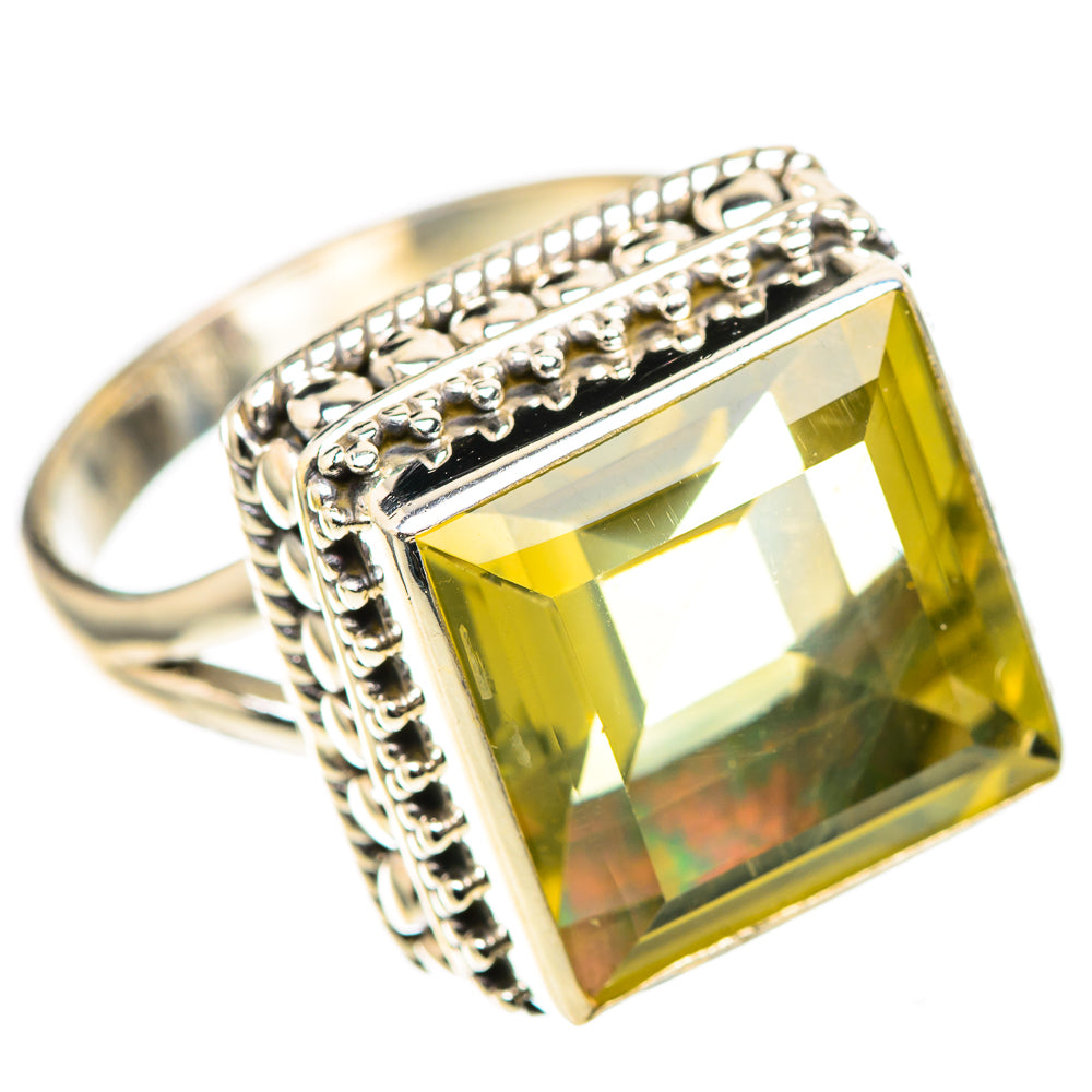 Faceted Citrine Ring Size 9 (925 Sterling Silver) RING136798