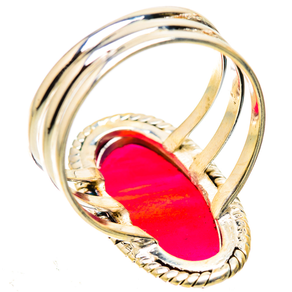 Anasilvercos Aura Opal Ring Size 11 (925 Sterling Silver)