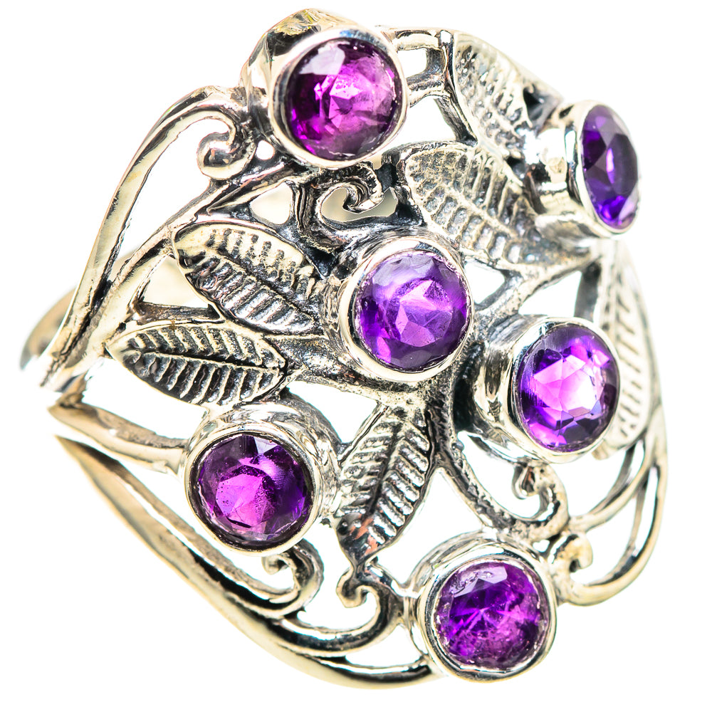 Faceted Amethyst Ring Size 9.25 (925 Sterling Silver) RING136648