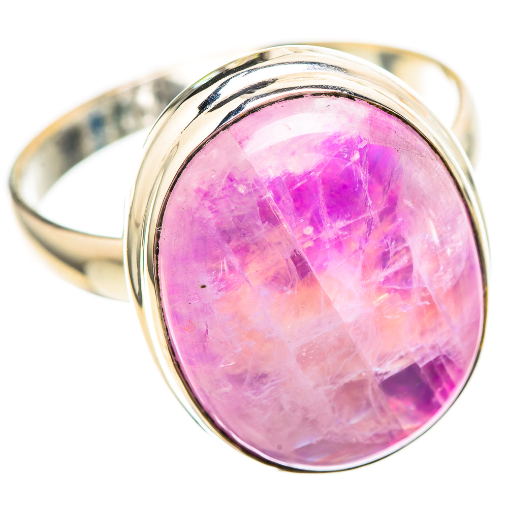 Pink Moonstone Ring Size 12 (925 Sterling Silver) RING136421