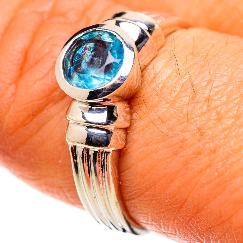 Blue Topaz Ring Size 8 (925 Sterling Silver) RING134761