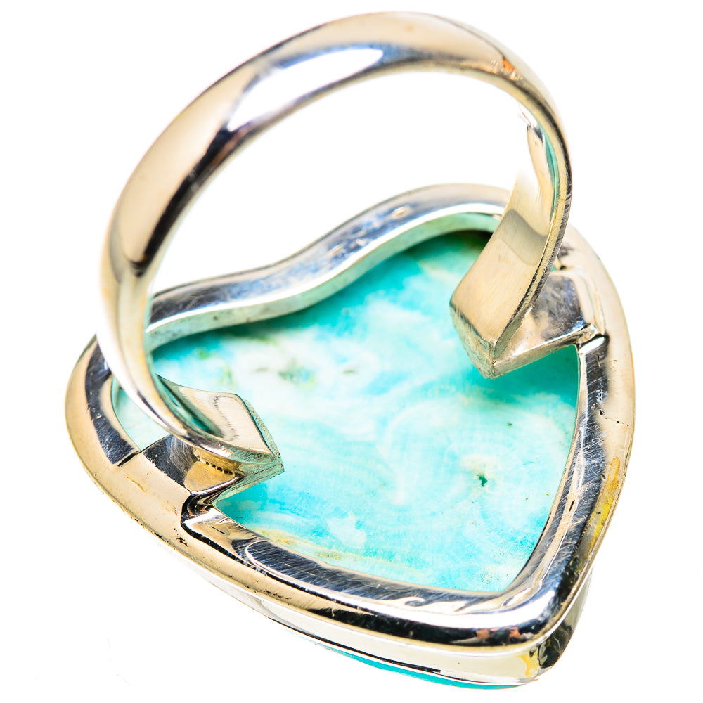 Large Larimar Ring Size 8.25 (925 Sterling Silver) RING135549