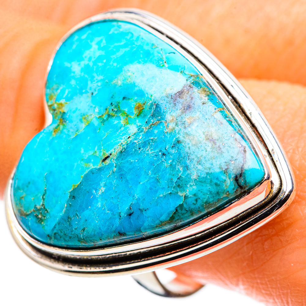 Large Chrysocolla Ring Size 9.75 (925 Sterling Silver) RING136077
