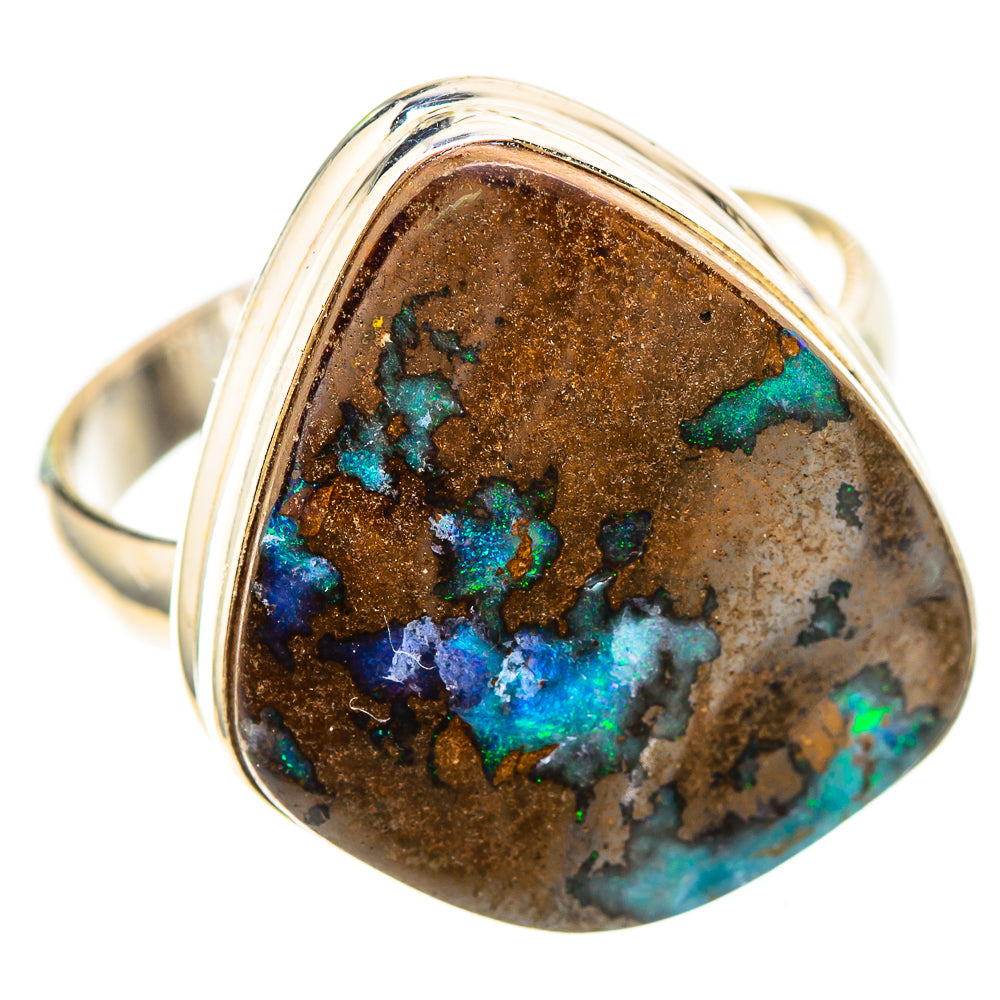 Australian Boulder Opal Ring Size 9.5 (925 Sterling Silver) RING137110