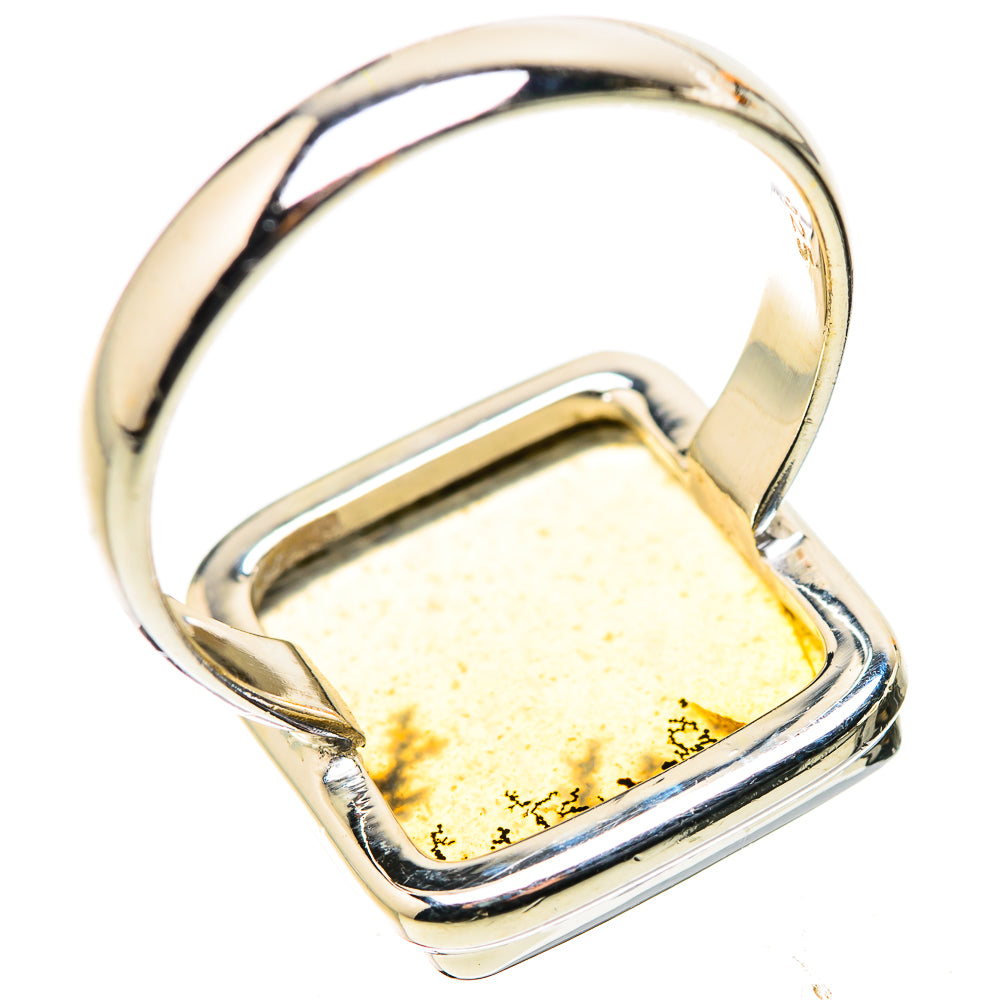 Scenic Dendritic Agate Ring Size 9.75 (925 Sterling Silver) RING134602