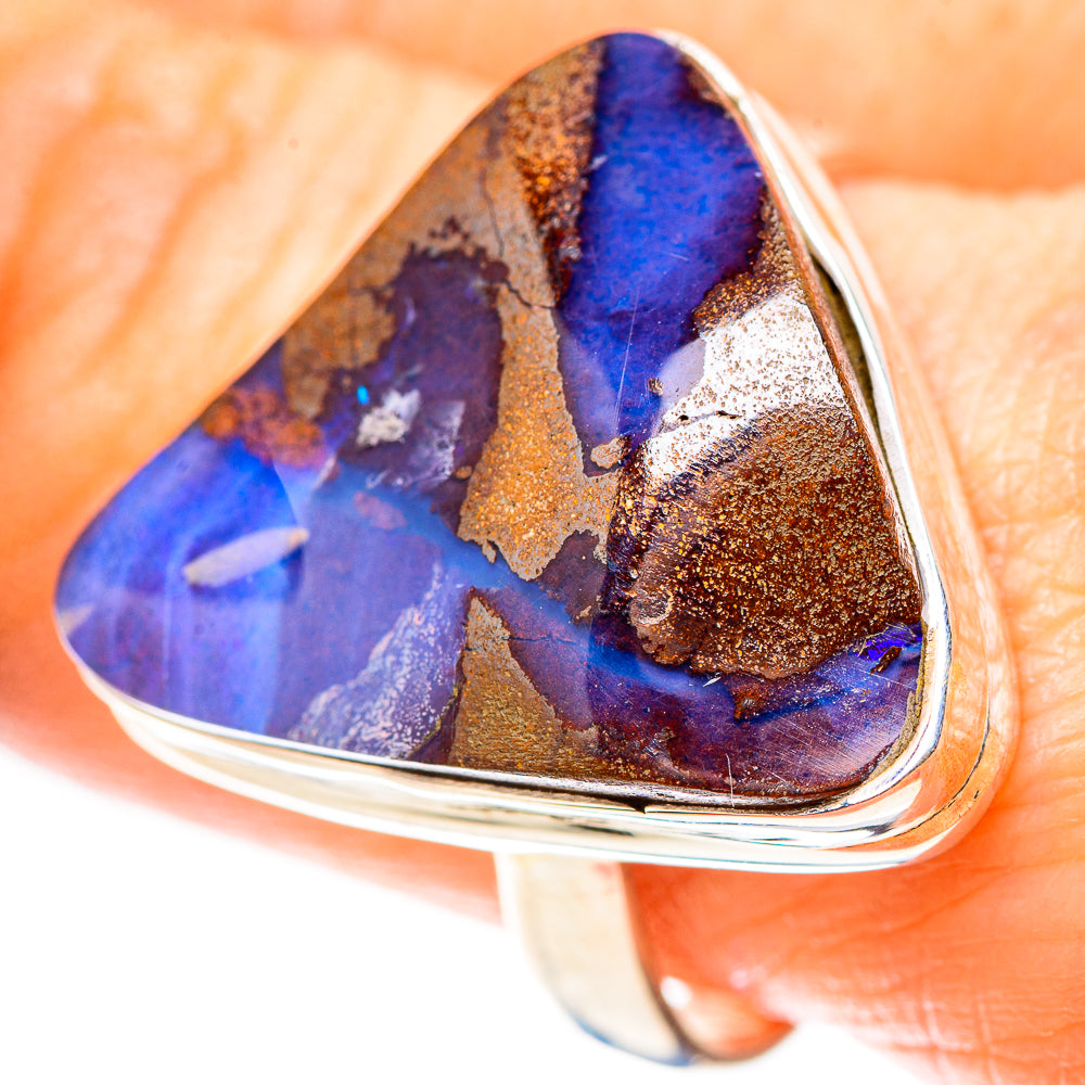 Australian Boulder Opal Ring Size 9.5 (925 Sterling Silver) RING136907