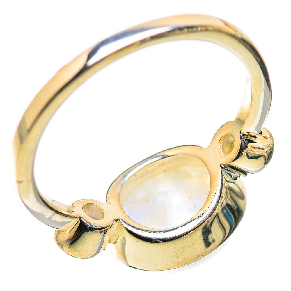 Rainbow Moonstone Ring Size 9 (925 Sterling Silver) RING135644