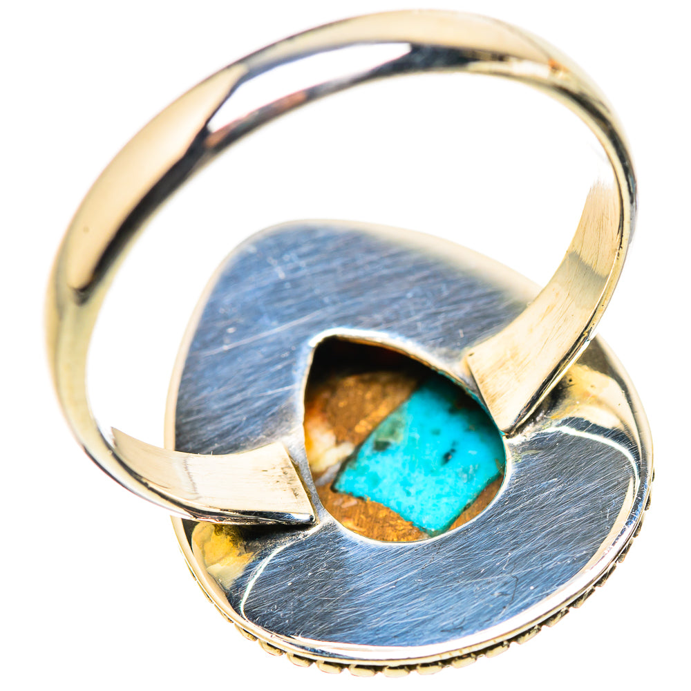Spiny Oyster Turquoise Ring Size 10.75 (925 Sterling Silver) RING134632
