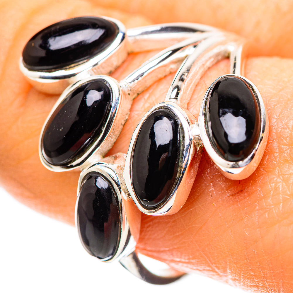 Black Onyx 925 Sterling Silver Ring Size 9.5 (925 Sterling Silver) RING137466