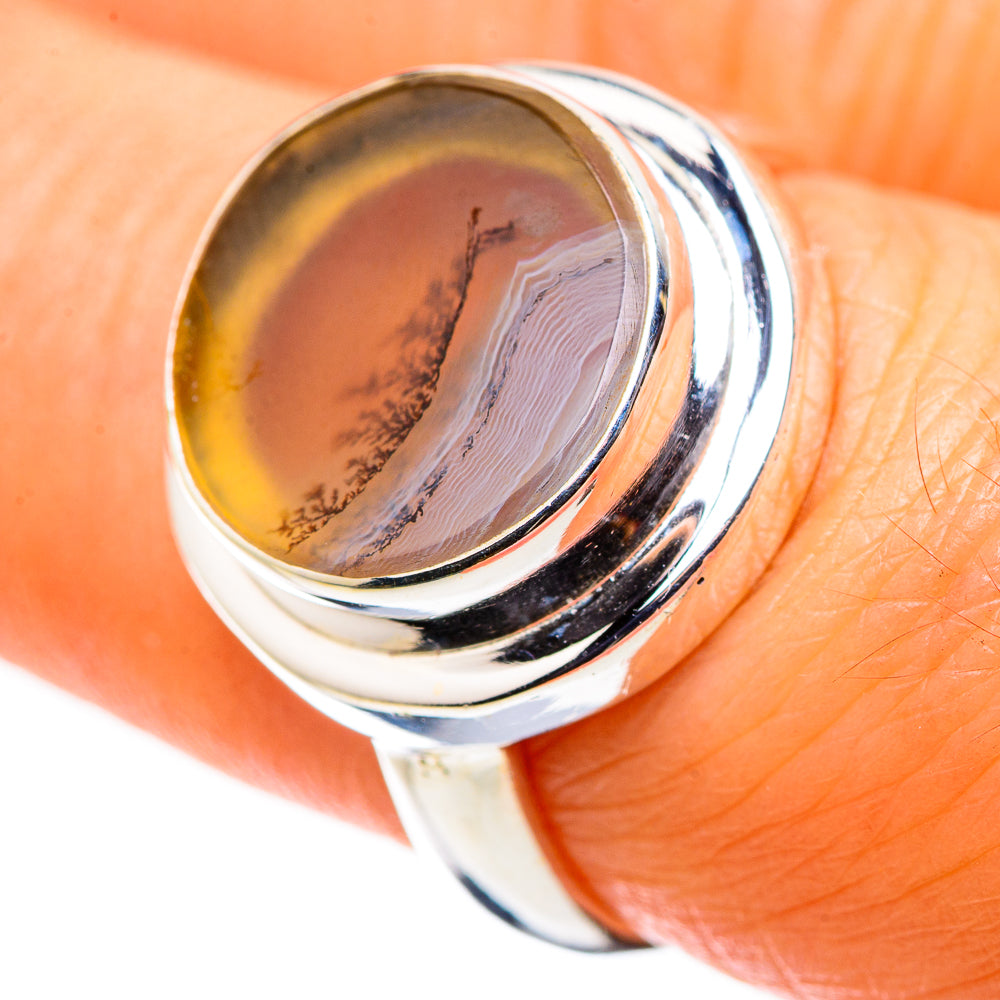Scenic Dendritic Agate Ring Size 7 (925 Sterling Silver) RING135695