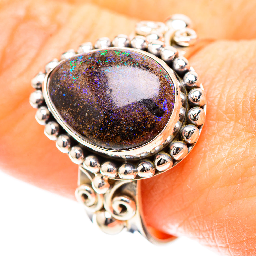 Andamooka Opal 925 Sterling Silver Ring Size 9.75 (925 Sterling Silver) RING137190