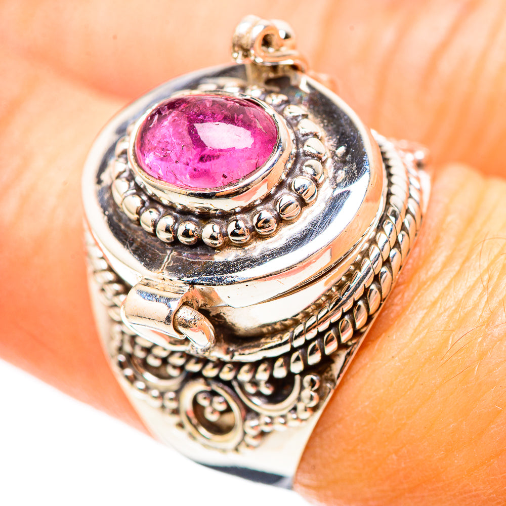 Poison Pink Tourmaline Ring Size 7 (925 Sterling Silver) RING136319