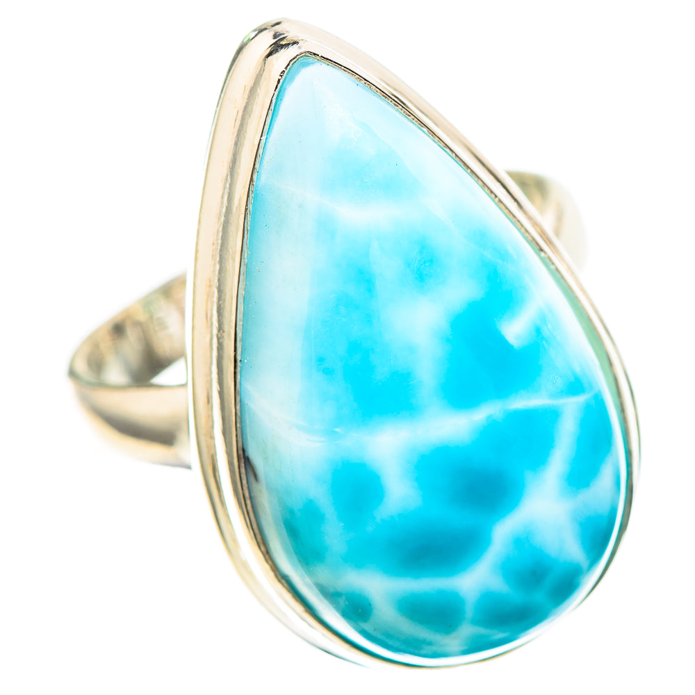Larimar 925 Sterling Silver Ring Size 8 (925 Sterling Silver) RING137207