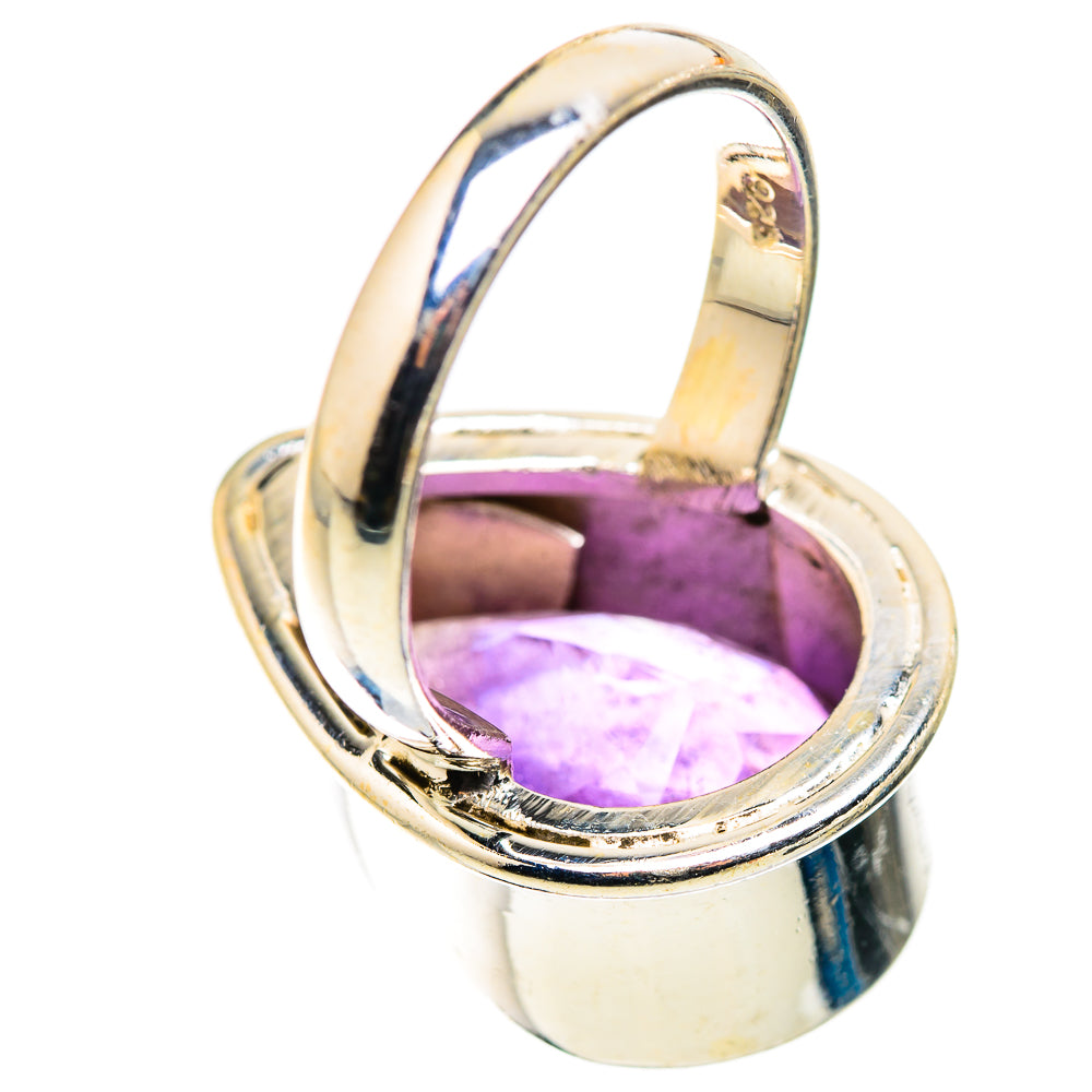 Large Faceted Amethyst Ring Size 8 (925 Sterling Silver) RING135707