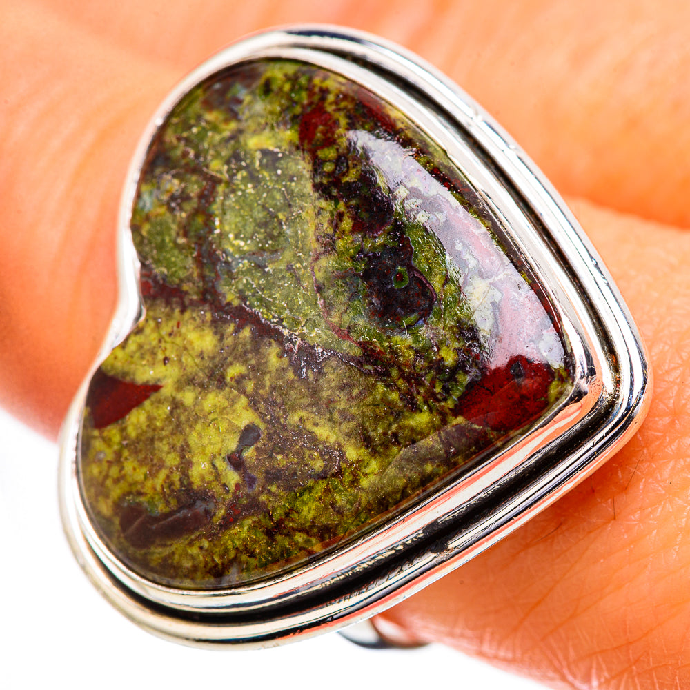 Large Dragon's Blood Jasper Ring Size 9 (925 Sterling Silver) RING135947