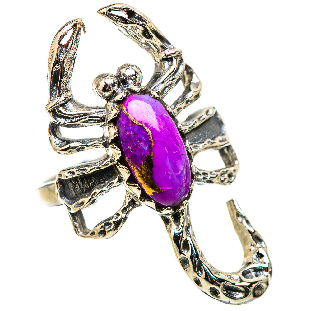 Purple Copper Composite Turquoise Ring Size 8.25 (925 Sterling Silver) RING135486